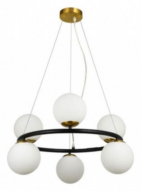 Подвесная люстра Arte Lamp Alcor A2224SP-6BK в Камышлове - kamyshlov.mebel24.online | фото 3