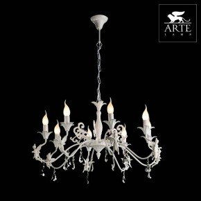 Подвесная люстра Arte Lamp Angelina A5349LM-8WH в Камышлове - kamyshlov.mebel24.online | фото 2