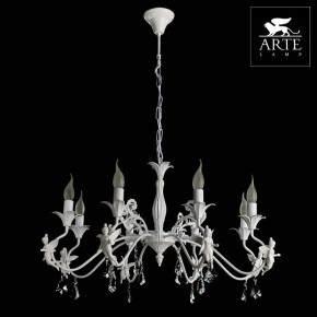 Подвесная люстра Arte Lamp Angelina A5349LM-8WH в Камышлове - kamyshlov.mebel24.online | фото 4