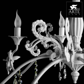 Подвесная люстра Arte Lamp Angelina A5349LM-8WH в Камышлове - kamyshlov.mebel24.online | фото 6