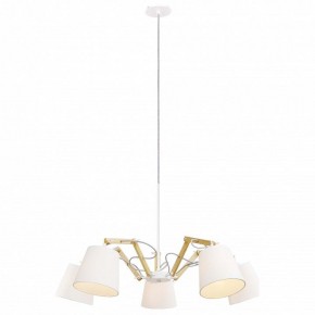 Подвесная люстра Arte Lamp Pinocchio A5700LM-5WH в Камышлове - kamyshlov.mebel24.online | фото 2