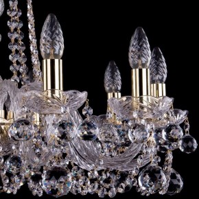 Подвесная люстра Bohemia Ivele Crystal 1402 1402/10/240/G/Balls в Камышлове - kamyshlov.mebel24.online | фото 2