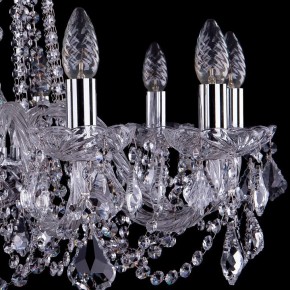 Подвесная люстра Bohemia Ivele Crystal 1402 1402/10/240/Ni/Leafs в Камышлове - kamyshlov.mebel24.online | фото 2