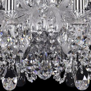 Подвесная люстра Bohemia Ivele Crystal 1402 1402/12+6/240/Ni в Камышлове - kamyshlov.mebel24.online | фото 3