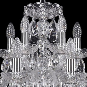 Подвесная люстра Bohemia Ivele Crystal 1402 1402/12+6/240/Ni в Камышлове - kamyshlov.mebel24.online | фото 4