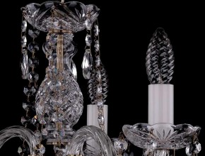 Подвесная люстра Bohemia Ivele Crystal 1402 1402/3/141/Pa в Камышлове - kamyshlov.mebel24.online | фото 3