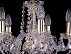 Подвесная люстра Bohemia Ivele Crystal 1402 1402/5/141/G в Камышлове - kamyshlov.mebel24.online | фото 7