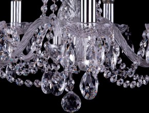 Подвесная люстра Bohemia Ivele Crystal 1402 1402/5/160/Ni в Камышлове - kamyshlov.mebel24.online | фото 4