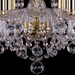 Подвесная люстра Bohemia Ivele Crystal 1402 1402/6/160/G/Balls в Камышлове - kamyshlov.mebel24.online | фото 3