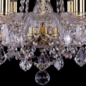 Подвесная люстра Bohemia Ivele Crystal 1402 1402/6/160/G/Leafs в Камышлове - kamyshlov.mebel24.online | фото 3