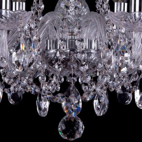 Подвесная люстра Bohemia Ivele Crystal 1402 1402/6/160/Ni в Камышлове - kamyshlov.mebel24.online | фото 3