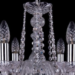 Подвесная люстра Bohemia Ivele Crystal 1402 1402/6/160/Ni/Leafs в Камышлове - kamyshlov.mebel24.online | фото 4