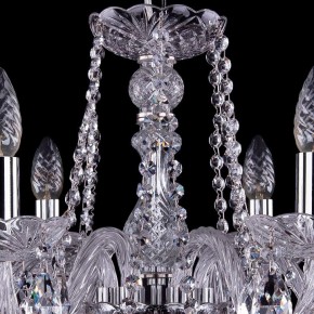 Подвесная люстра Bohemia Ivele Crystal 1402 1402/6/195/Ni в Камышлове - kamyshlov.mebel24.online | фото 5