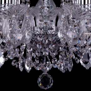 Подвесная люстра Bohemia Ivele Crystal 1402 1402/8/195/Ni/Leafs в Камышлове - kamyshlov.mebel24.online | фото 3