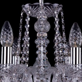 Подвесная люстра Bohemia Ivele Crystal 1402 1402/8/195/Ni/Leafs в Камышлове - kamyshlov.mebel24.online | фото 4