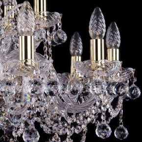 Подвесная люстра Bohemia Ivele Crystal 1411 1411/10+5/240/G/Balls в Камышлове - kamyshlov.mebel24.online | фото 2