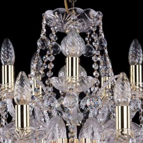 Подвесная люстра Bohemia Ivele Crystal 1411 1411/10+5/240/G/Balls в Камышлове - kamyshlov.mebel24.online | фото 4
