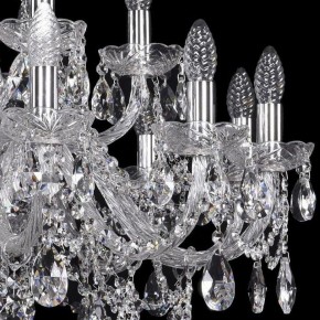 Подвесная люстра Bohemia Ivele Crystal 1411 1411/12+6/300/Ni в Камышлове - kamyshlov.mebel24.online | фото 2