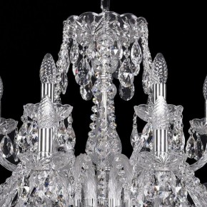 Подвесная люстра Bohemia Ivele Crystal 1411 1411/12+6/300/Ni в Камышлове - kamyshlov.mebel24.online | фото 4