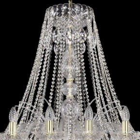 Подвесная люстра Bohemia Ivele Crystal 1411 1411/24/460/G в Камышлове - kamyshlov.mebel24.online | фото 4