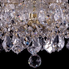 Подвесная люстра Bohemia Ivele Crystal 1413 1413/10/165/G/Leafs в Камышлове - kamyshlov.mebel24.online | фото 3