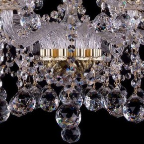 Подвесная люстра Bohemia Ivele Crystal 1413 1413/10+5/300/G/Balls в Камышлове - kamyshlov.mebel24.online | фото 4