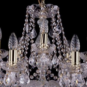 Подвесная люстра Bohemia Ivele Crystal 1413 1413/10+5/300/G/Leafs в Камышлове - kamyshlov.mebel24.online | фото 4