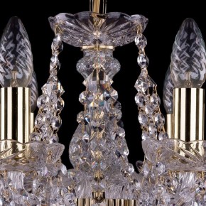 Подвесная люстра Bohemia Ivele Crystal 1413 1413/6/141/G/Leafs в Камышлове - kamyshlov.mebel24.online | фото 4