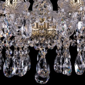Подвесная люстра Bohemia Ivele Crystal 1413 1413/8/165/G/Tube в Камышлове - kamyshlov.mebel24.online | фото 3