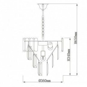 Подвесная люстра De City Бриз 35 111014205 в Камышлове - kamyshlov.mebel24.online | фото 8