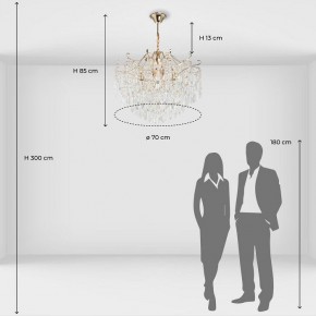 Подвесная люстра De City Бриз 38 111016006 в Камышлове - kamyshlov.mebel24.online | фото 8