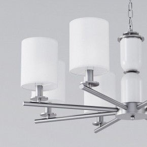Подвесная люстра Eurosvet Caprera 60146/8 никель в Камышлове - kamyshlov.mebel24.online | фото 6