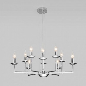 Подвесная люстра Eurosvet Cariso 60150/10 хром в Камышлове - kamyshlov.mebel24.online | фото 4
