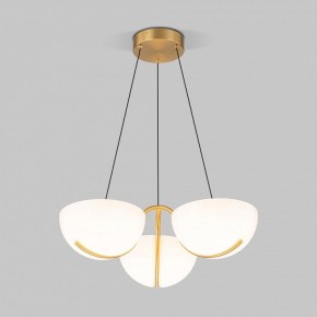 Подвесная люстра Eurosvet Emisfero 50083/3 LED золото в Камышлове - kamyshlov.mebel24.online | фото 2