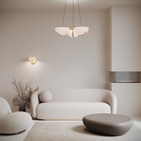 Подвесная люстра Eurosvet Emisfero 50083/3 LED золото в Камышлове - kamyshlov.mebel24.online | фото 4