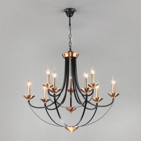 Подвесная люстра Eurosvet Lazzaro 60098/9 черный в Камышлове - kamyshlov.mebel24.online | фото 2