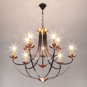 Подвесная люстра Eurosvet Lazzaro 60098/9 черный в Камышлове - kamyshlov.mebel24.online | фото 3
