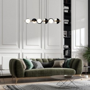 Подвесная люстра Eurosvet Moity 70149/6 черный/латунь в Камышлове - kamyshlov.mebel24.online | фото 4