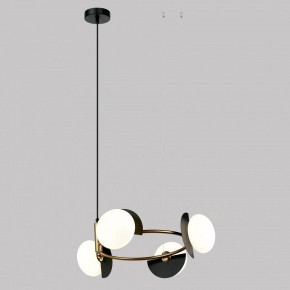 Подвесная люстра Eurosvet Moity 70150/4 черный/латунь в Камышлове - kamyshlov.mebel24.online | фото 2