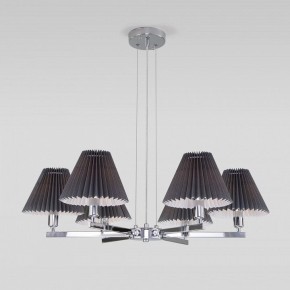 Подвесная люстра Eurosvet Peony 60136/6 хром/графит в Камышлове - kamyshlov.mebel24.online | фото 2