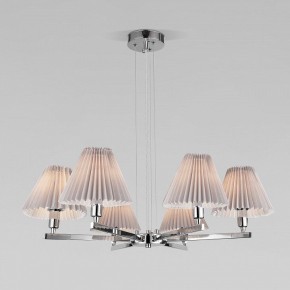 Подвесная люстра Eurosvet Peony 60136/6 хром/серый в Камышлове - kamyshlov.mebel24.online | фото 3