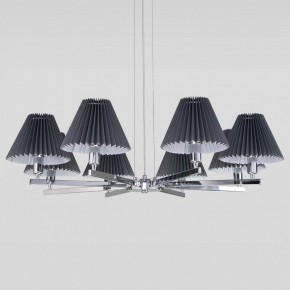 Подвесная люстра Eurosvet Peony 60136/8 хром/графит в Камышлове - kamyshlov.mebel24.online | фото 2