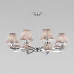 Подвесная люстра Eurosvet Peony 60136/8 хром/серый в Камышлове - kamyshlov.mebel24.online | фото 2