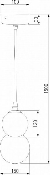 Подвесная люстра Eurosvet Polar 50251/1 LED белый в Камышлове - kamyshlov.mebel24.online | фото 3