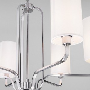 Подвесная люстра Eurosvet Purezza 60128/6 хром в Камышлове - kamyshlov.mebel24.online | фото 5
