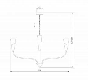 Подвесная люстра Eurosvet Rhyton 60167/8 никель в Камышлове - kamyshlov.mebel24.online | фото 6