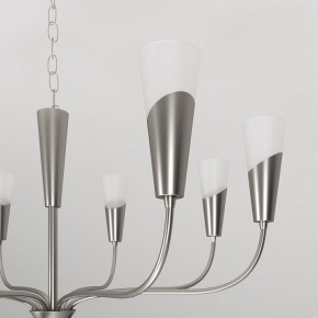 Подвесная люстра Eurosvet Rhyton 60167/8 никель в Камышлове - kamyshlov.mebel24.online | фото 8