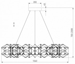 Подвесная люстра Eurosvet Uma 90369/15 медь в Камышлове - kamyshlov.mebel24.online | фото 4