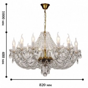 Подвесная люстра Favourite Simone 1736-12P в Камышлове - kamyshlov.mebel24.online | фото 2