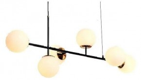 Подвесная люстра iLamp Golden 9136P/6 BK-WH в Камышлове - kamyshlov.mebel24.online | фото